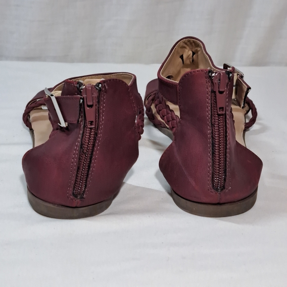 Gladiator Sandals in Plum Size 9.5 - Picture 2 of 3
